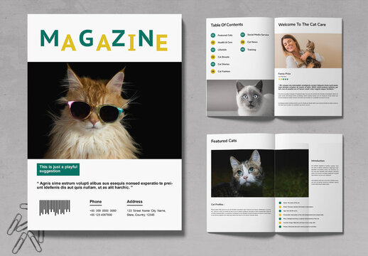 Cat Magazine Layout