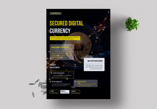 Crypto Flyer Template