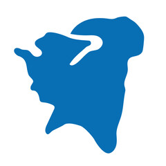 Mangystau vector map 