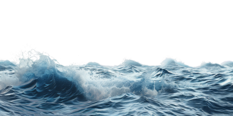 The ocean is calm and peaceful