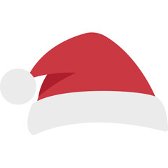 Santa Hat vector icon in flat style 