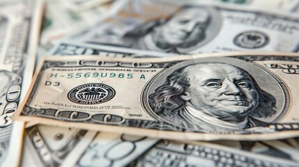 A pile of $100 bills.