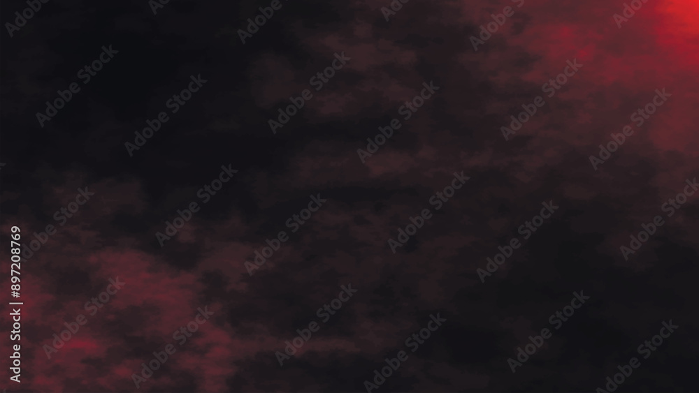 Wall mural shimmering clouds forming line and wave flow. smoke clouds on dark background. cloud movement on dar