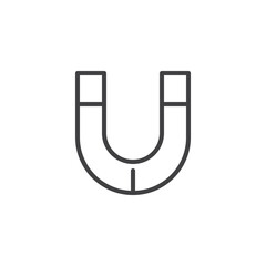 Magnet line icon
