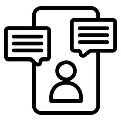 Video conference icon. People on computer screen. Home office in quarantine times. Digital communication. Internet teaching media.