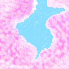 pink sakura background