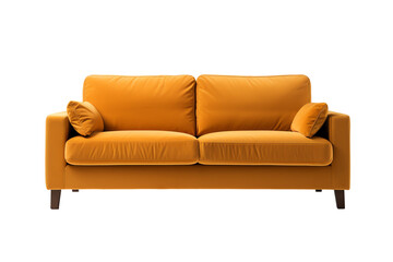 a couch with pillows on it