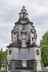 Monument of Picardy Illustrations (Monument des Illustrations Picardes) (1879). AMIENS, FRANCE. 
