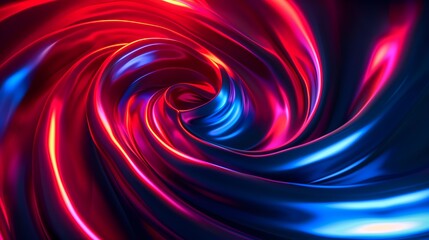 Fototapeta premium Abstract background, gradient background with wavy shapes. The concept for presentation design in marketing or advertising. Banner template 