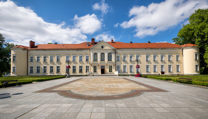 Former palace of von Hoym family in Brzeg Dolny, Poland. Nowadays it used as administrative building
