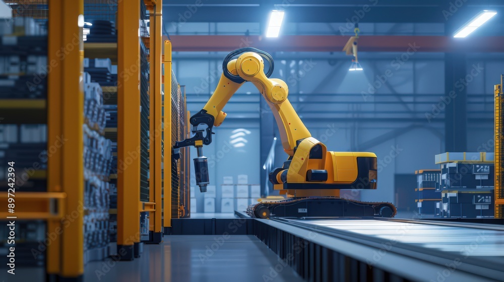 Poster showcase a robotic system managing the entire construction project, from design to execution