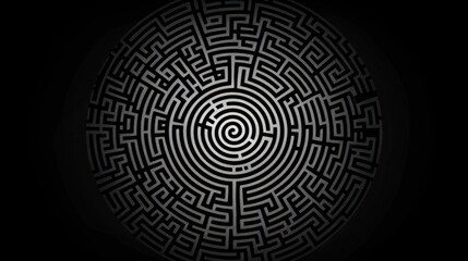 Monochromatic Circular Maze Design