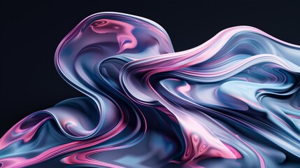 Fototapeta premium Vibrant abstract background with seamlessly mixed colorful wavy lines, perfect for creative projects and exuding modern energy and elegance