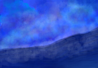 blue night background