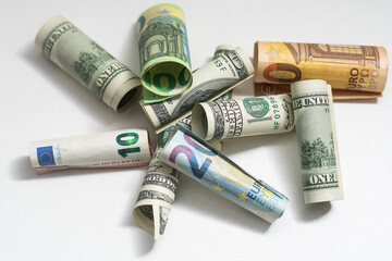 roles of the dollar and the euro.