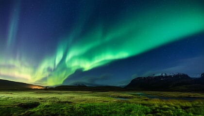 Obraz premium Aurora: polar aurora.