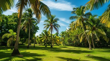 coconut trees , stunning coconut tree landscape ,  amazing coconut tree photos , coconut palms , palm tree landscape