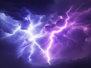 lightning and thunder effect light, magic electricity struck, and thunderbolt effect.