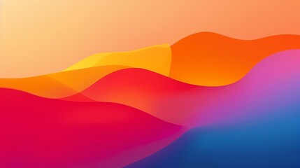 Fototapeta premium Mesmerizing fluid shapes in vibrant colors create a modern pattern perfect for adding style to any project