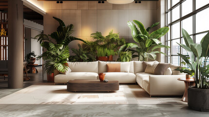 Fototapeta premium A beautifully arranged space