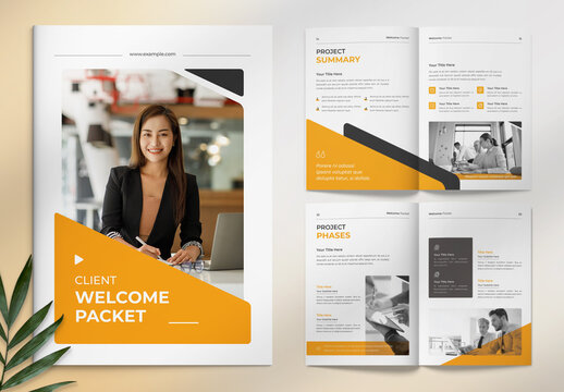 Welcome Client Packet Magazine Layout