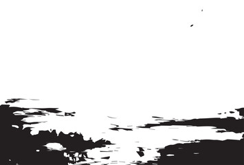 Abstract painting grunge texture. Semi- abstract image of landscape background. Modern art.