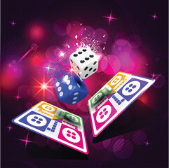 Ludo Board Game, Pegs rolling dice Ludo, token, Background