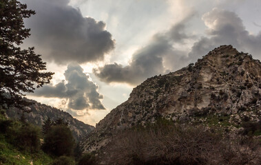 Avakas Gorge in Cyprus..
