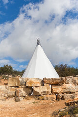 a wigwam in the mountainous area of Cyprus.. © Alla