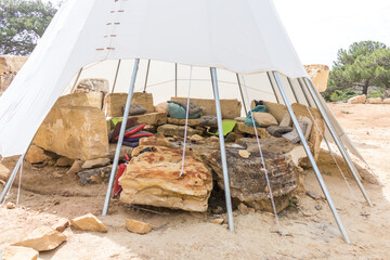 a wigwam in the mountainous area of Cyprus.. © Alla