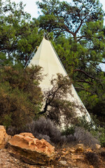 a wigwam in the mountainous area of Cyprus.. © Alla