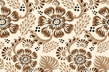 seamless pattern with flowers