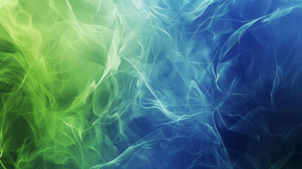 Fototapeta premium Abstract Blue and Green Background, Generative AI Illustration