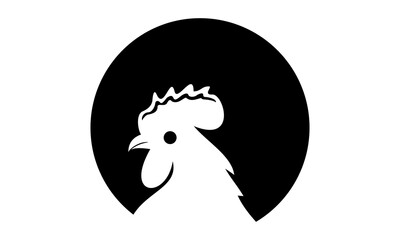logo chicken icon illustration