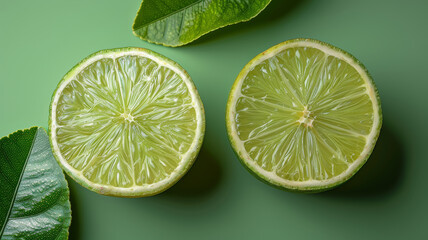 Refreshing Sliced Lime