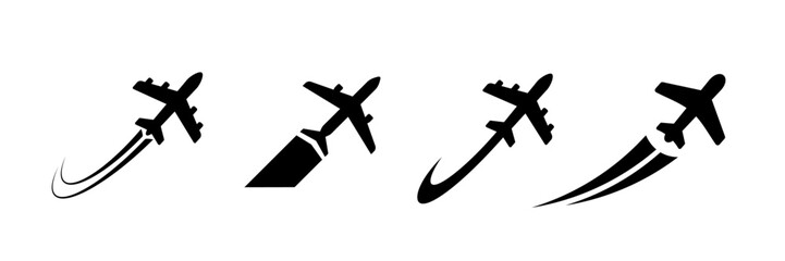 Plane icon set. Plane logo. © DOBRYI VECHIR STUDYA