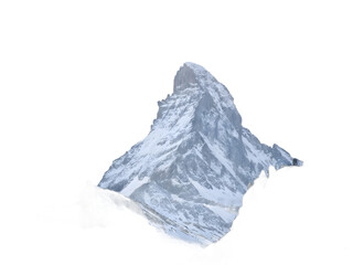 mountain with a transparent background