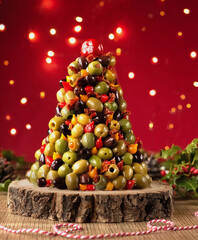 Olive Christmas Tree