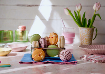 Colourful Macarons