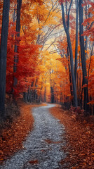 Fototapeta premium autumn in the forest