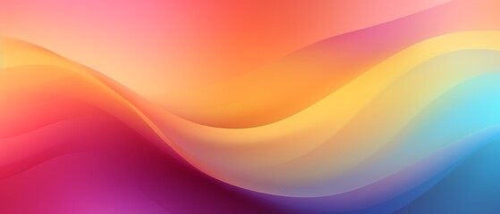 Abstract background with modern and vibrant design features flowing colorful smooth lines