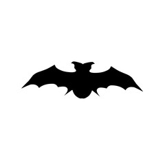 Halloween scary bat. Seamless vector background.