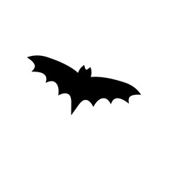 Halloween scary bat. Seamless vector background.