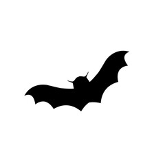 Halloween scary bat. Seamless vector background.