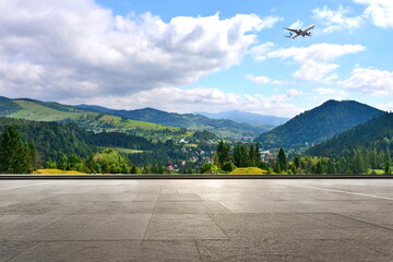 summer road landscape mountain outdoor travel
