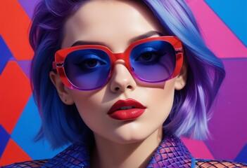 portrait of a woman in sunglasses