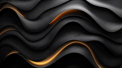 minimalistic background, frame made out of wavy lines, negative space