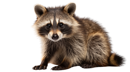 A raccoon transparent background.