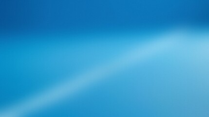 Abstract blue background with light effect. Vibrant azure backdrop with a soft gradient and diagonal beam of light, perfect for contemporary designs.