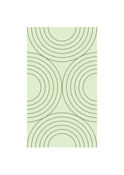 Fototapeta Abstrakcyjny plakat w formacie A3 z geometrycznymi artystycznymi wzorami